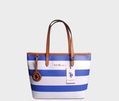 U.S. Polo Bag Striped Blue (30 x 40 cm)