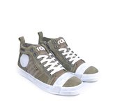 Khaki kotníčkové tenisky Yellow Cab Sly Moss Green